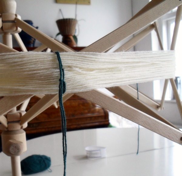 Making the long skeins