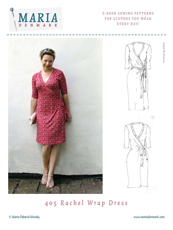 MariaDenmark 405 Rachel Wrap Dress Pattern