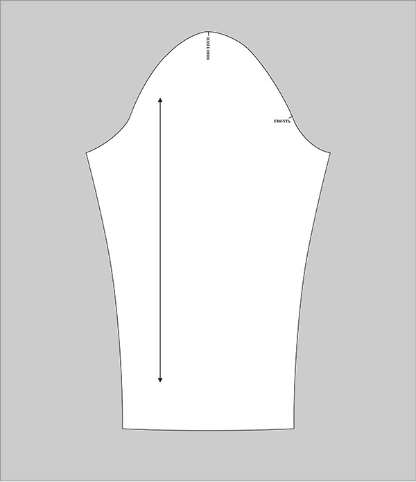 sleeve adjustment pattern