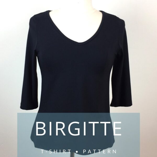 102 - Birgitte Basic Tee Sewing Pattern