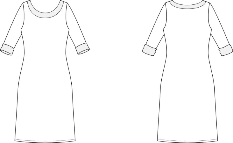 401 - Audrey Knit Dress - Image 4