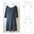 MariaDenmark Audrey Knit dress pdf sewing pattern