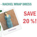 Rachel wrap dress sewing pattern