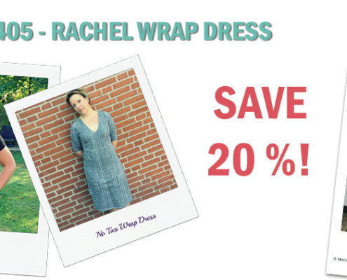 Rachel wrap dress sewing pattern