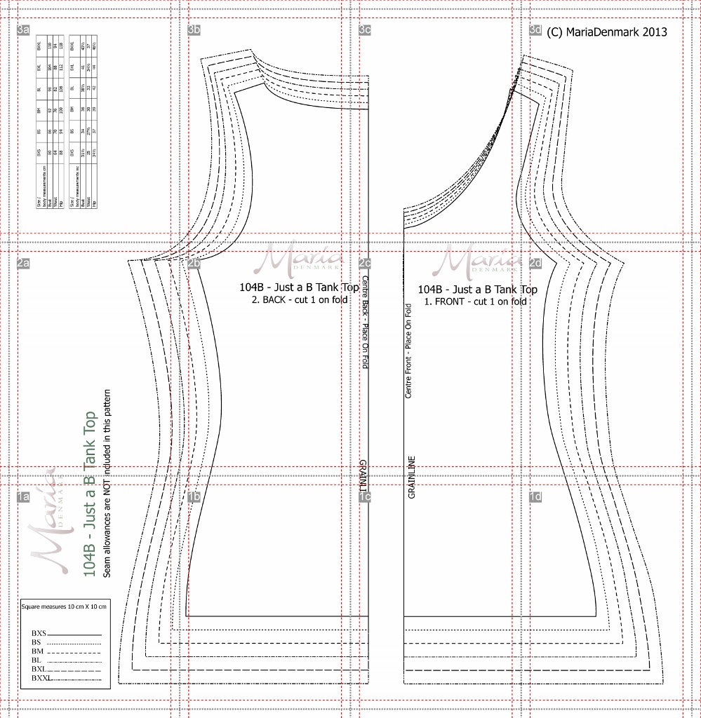 vene Uluru Gammel mand 104 - Just a Tank Top - MariaDenmark Sewing Life