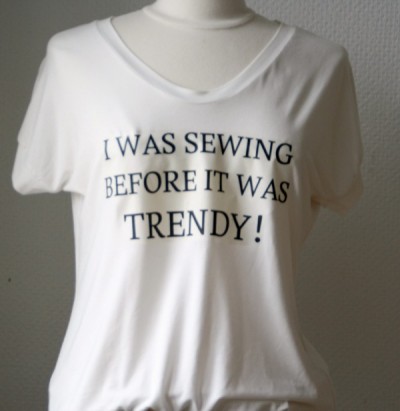 I was sewing before it was trendy!