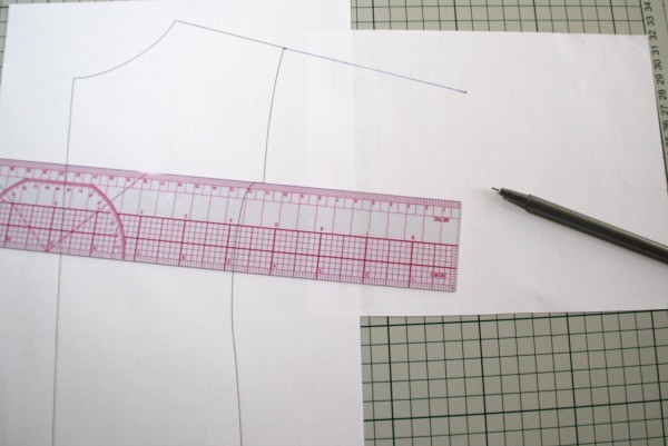 Lengthening the sleeves - just continue the lines. MariaDenmark.com