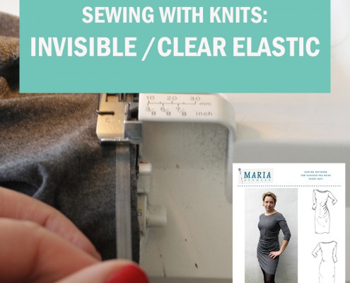 invisible clear elastic neckline