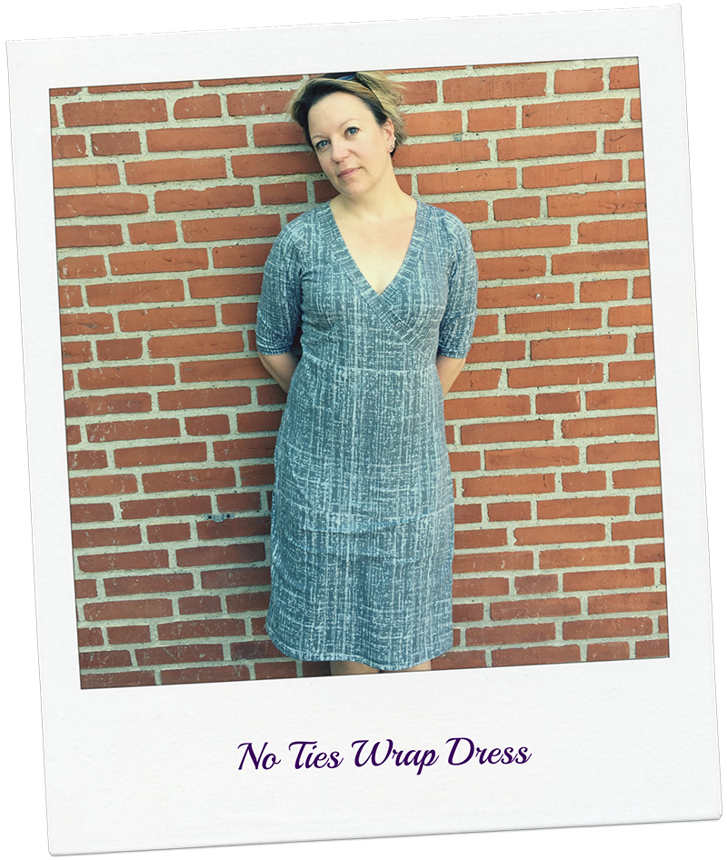 Rachel Pattern Hack: Faux Wrap Dress or top