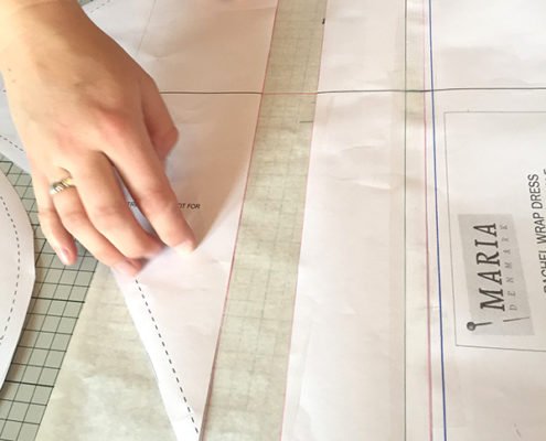 lengthen or shorten sewing pattern