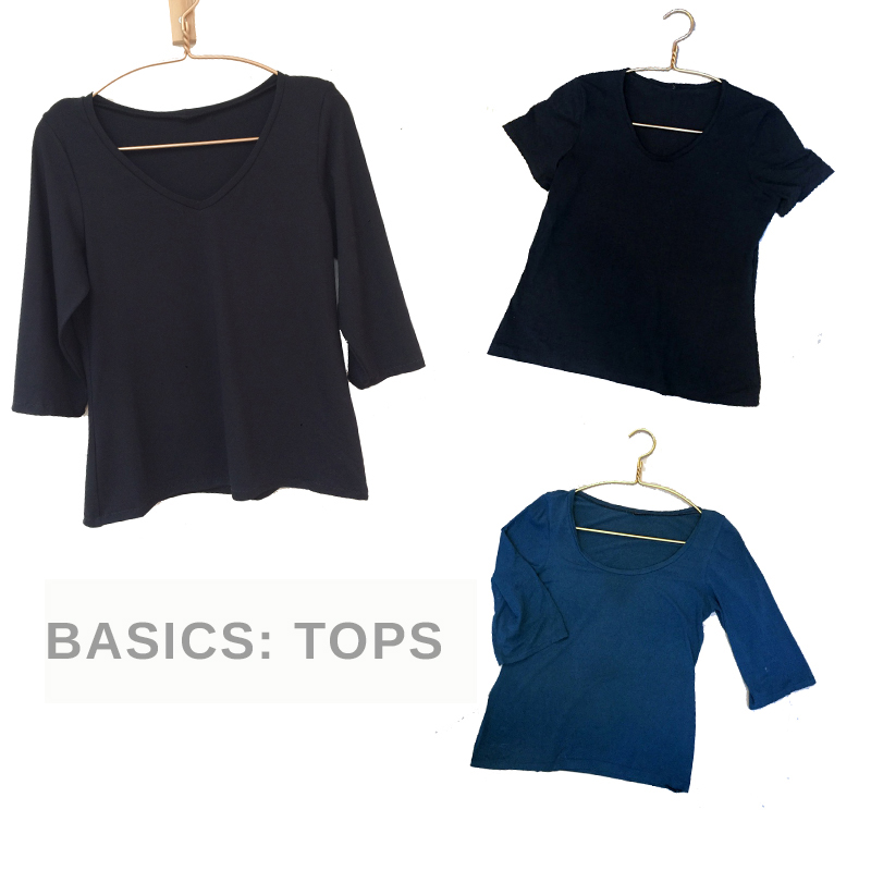 wardrbe sewing basic tops