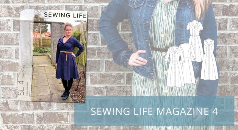 SL 4 - Shirt Dress Vintage-styled Sewing Pattern + magazine - Image 5