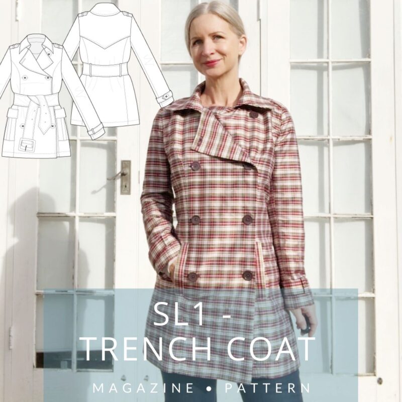 SL 1 - TRENCH COATS Sewing Pattern + Magazine - Image 3