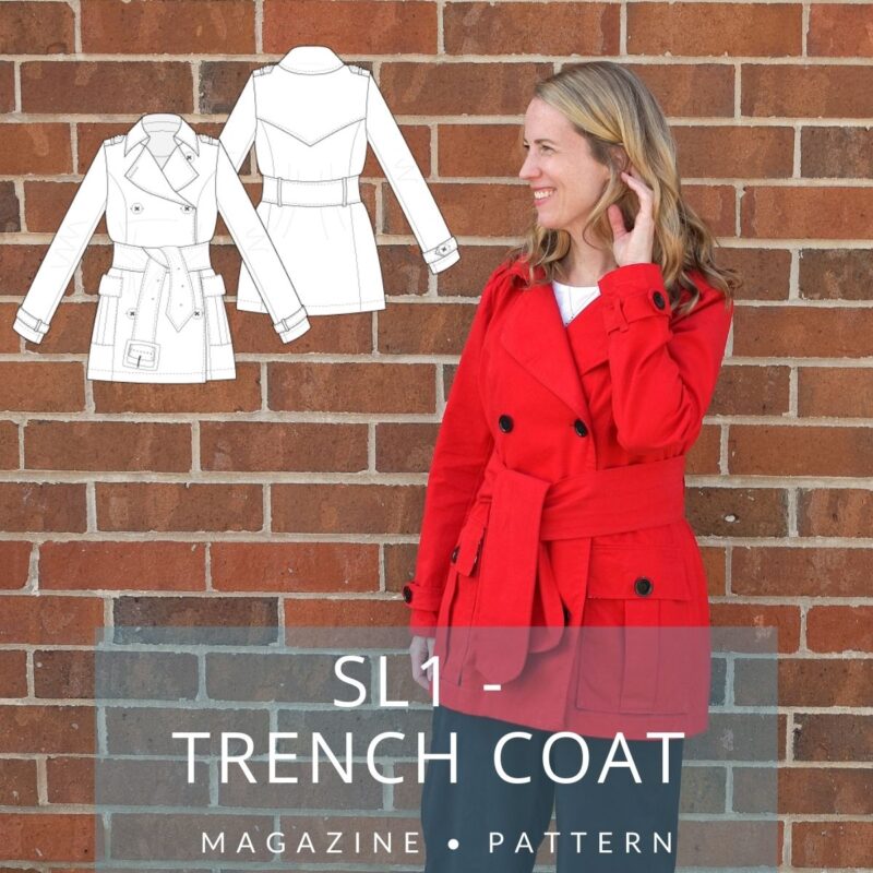 SL 1 - TRENCH COATS Sewing Pattern + Magazine