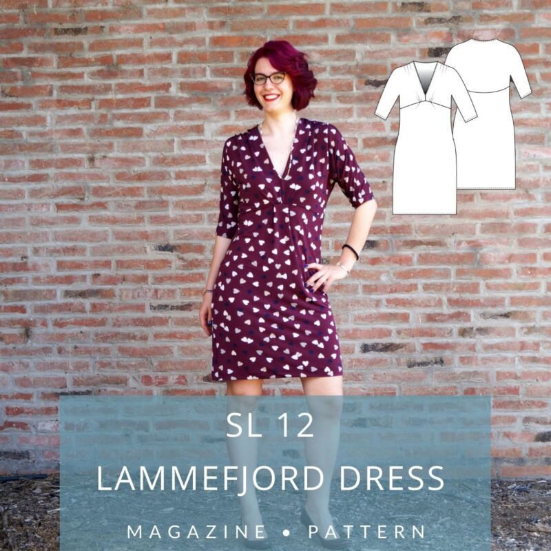 SL 12 - LAMMEFJORD DRESS Sewing Pattern + Magazine - Image 3