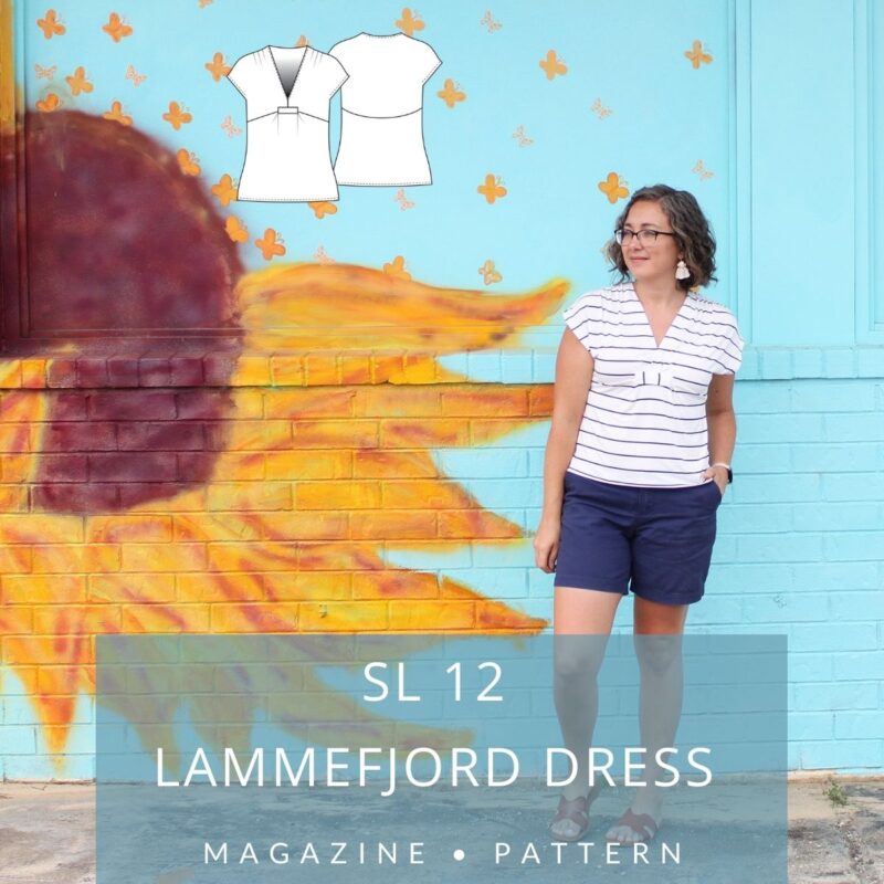 SL 12 - LAMMEFJORD DRESS Sewing Pattern + Magazine - Image 4