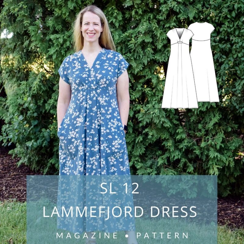 SL 12 - LAMMEFJORD DRESS Sewing Pattern + Magazine - Image 2