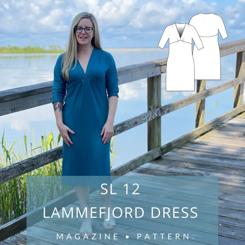 SL 12 - LAMMEFJORD DRESS Sewing Pattern + Magazine - Image 5