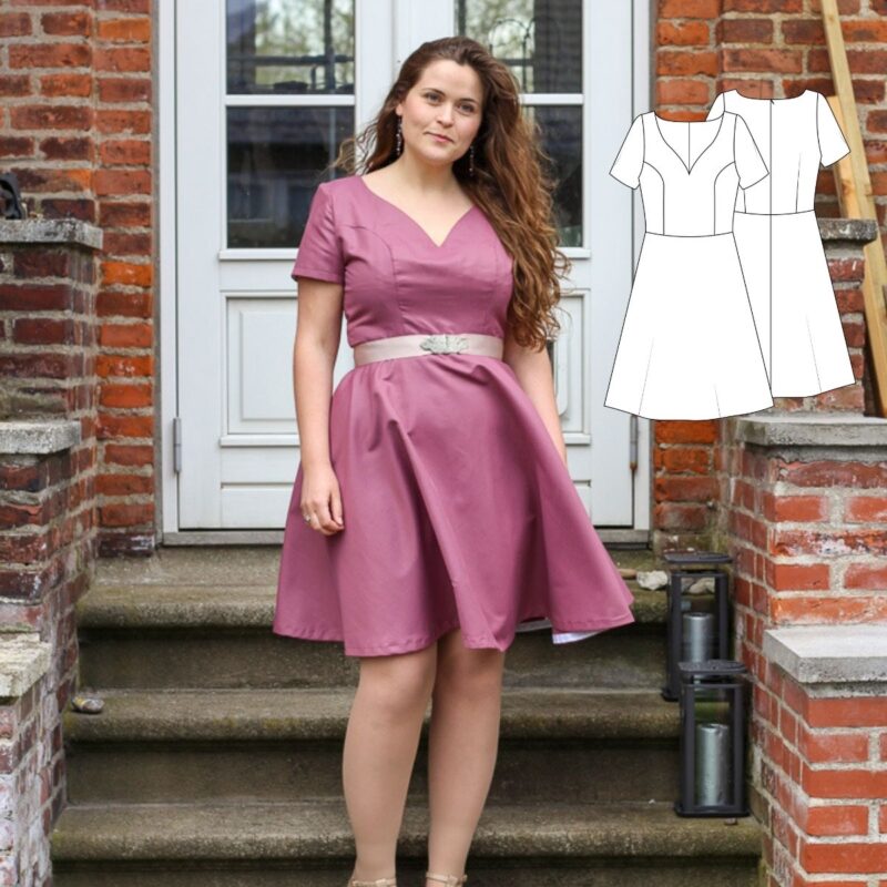 409 - Little Basic Dress Sewing Pattern - SL 13 - Image 4