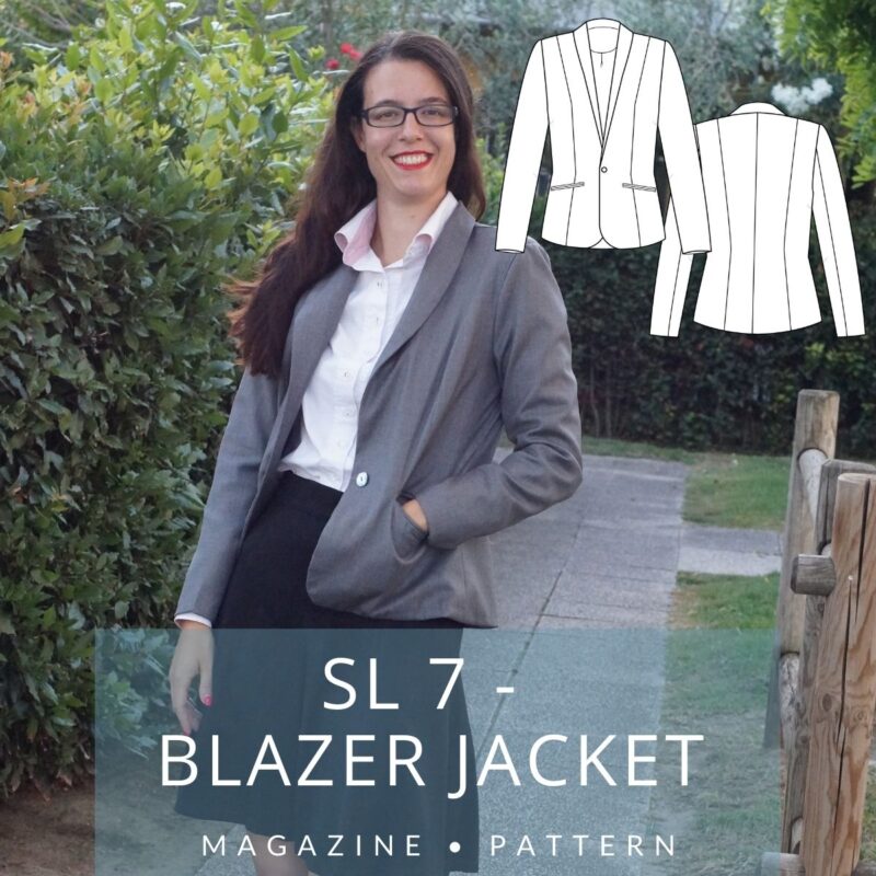 SL 7 - Blazer Jacket Sewing Pattern - Image 3
