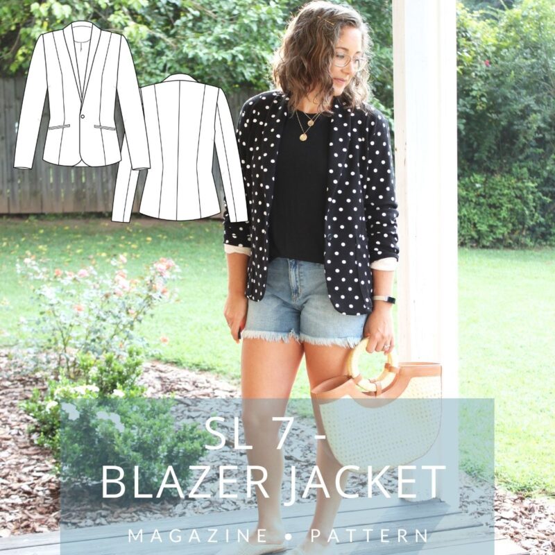 SL 7 - Blazer Jacket Sewing Pattern - Image 2