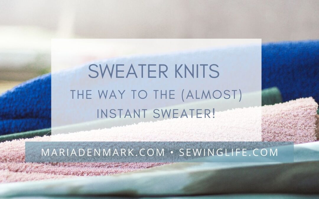 My Best Tips for Sewing Sweater Knit Fabrics - Melly Sews