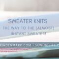 How to Sew Sweater knits