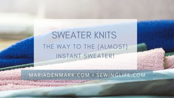 How to Sew Sweater knits