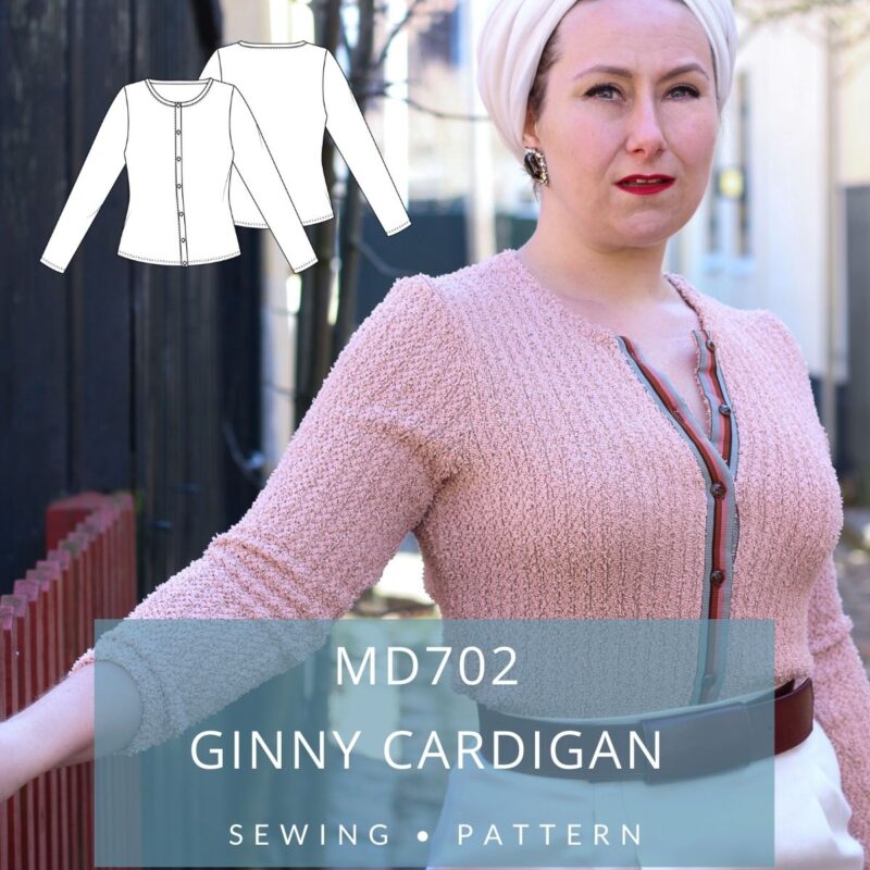 701 Carolyn Coatigan & 702 Ginny Cardigan Sewing Patterns (SL14) - Image 3