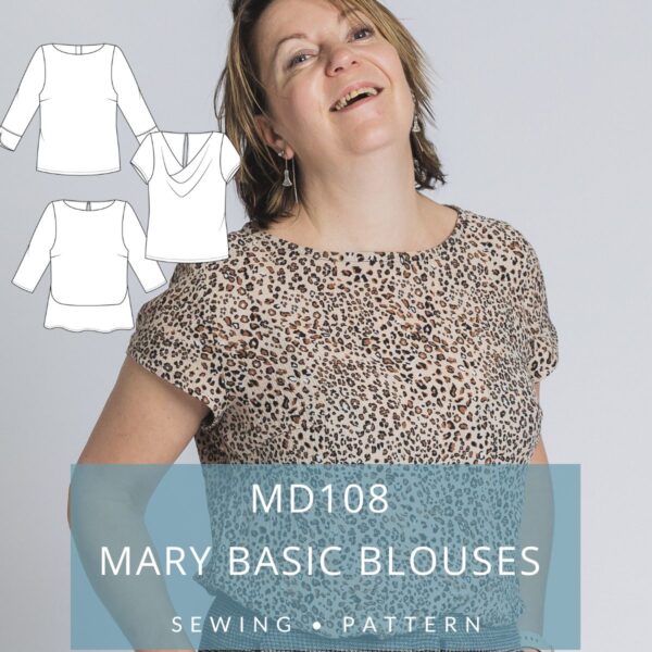 108 - Mary Basic Blouses Sewing Pattern