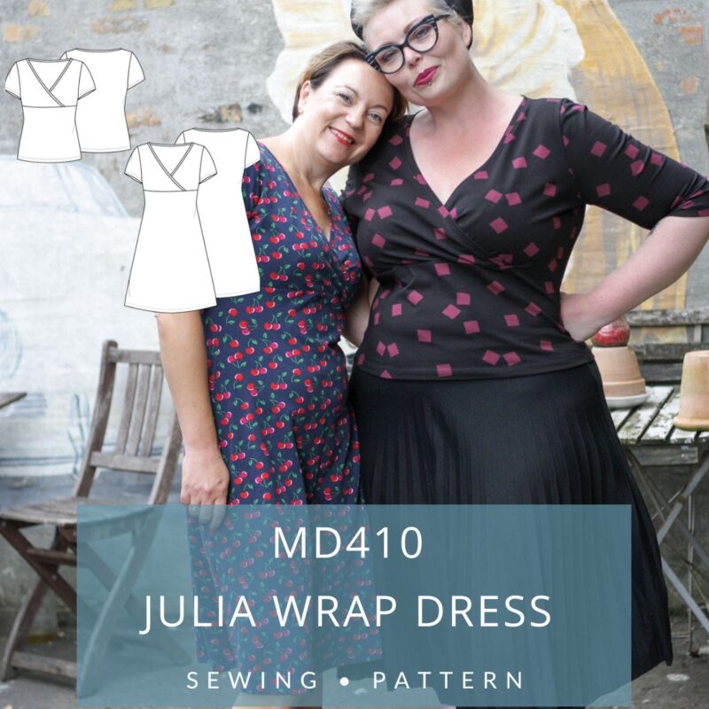 410  Julia Wrap Top & Dress Sewing Pattern